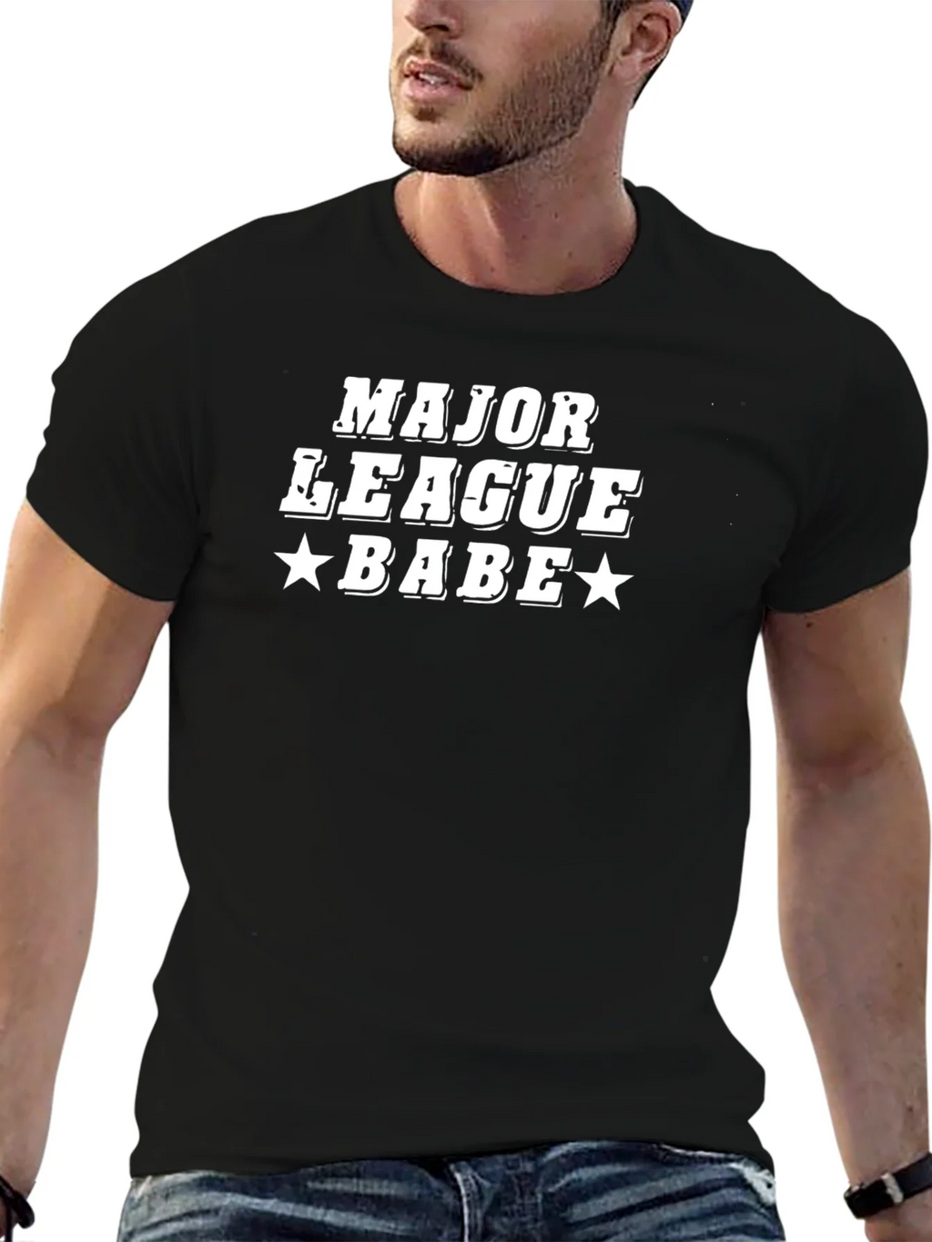 Major League Babe Graphic Tee - Black Cotton Blend Shirt product image 6