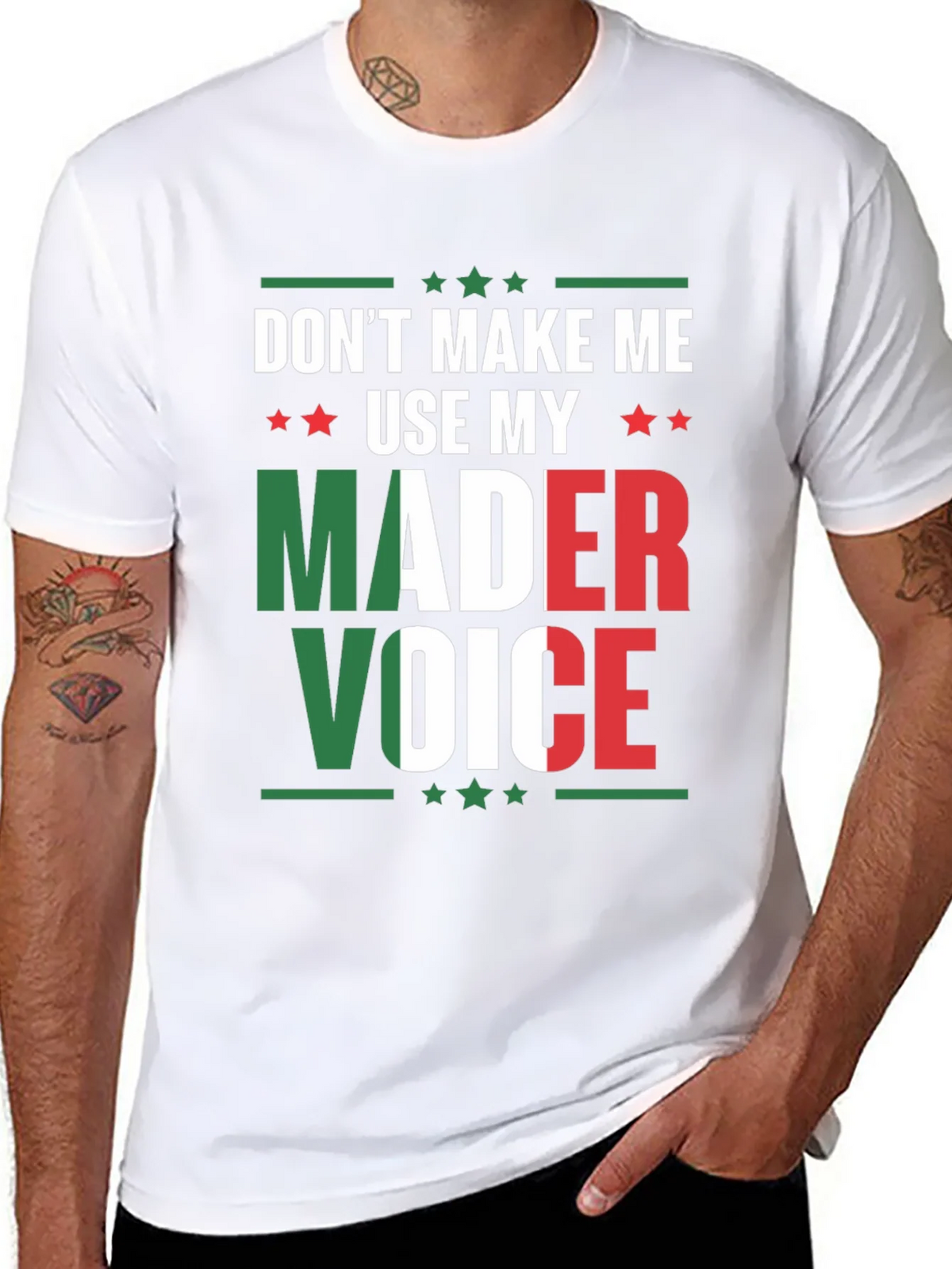 Dont Make Me Use My Mader Voice T-Shirt product image 6