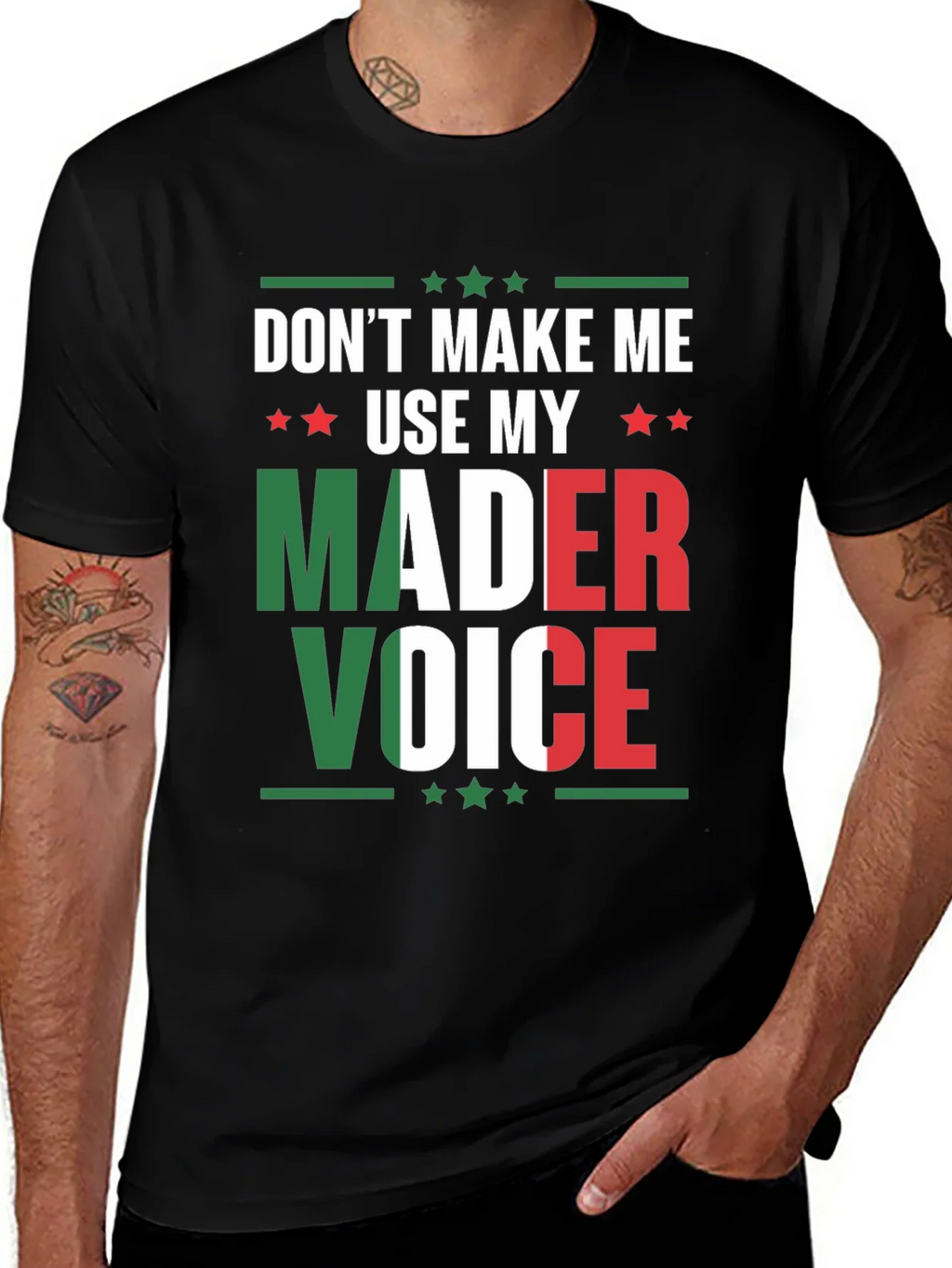 Dont Make Me Use My Mader Voice T-Shirt product image 1