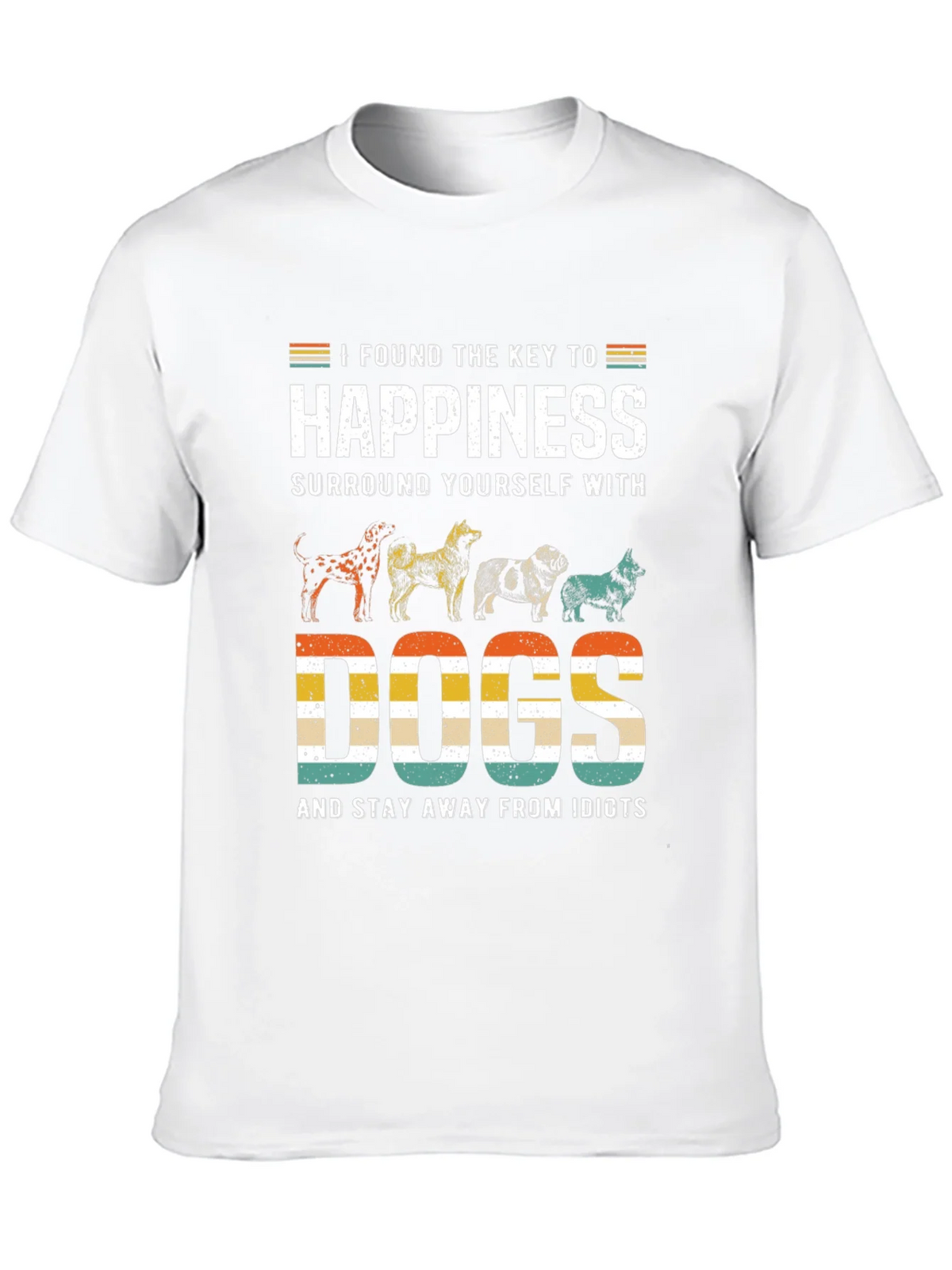 Happiness is Dogs Graphic T-Shirt product image 9