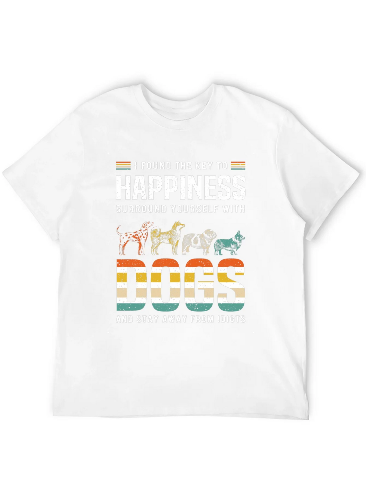 Happiness is Dogs Graphic T-Shirt product image 11