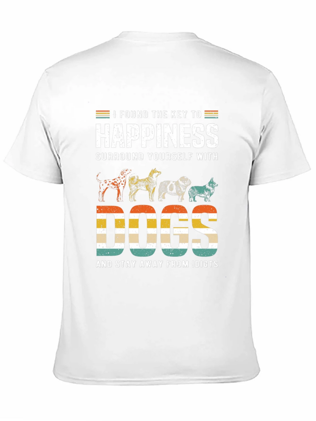 Happiness is Dogs Graphic T-Shirt product image 10