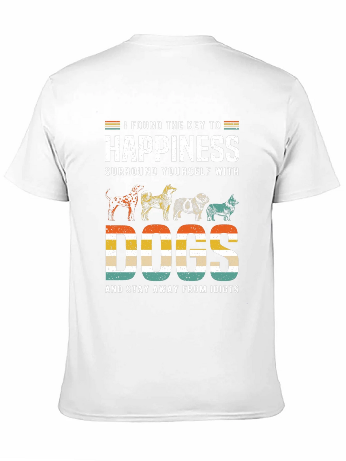 Happiness is Dogs Graphic T-Shirt product image 10