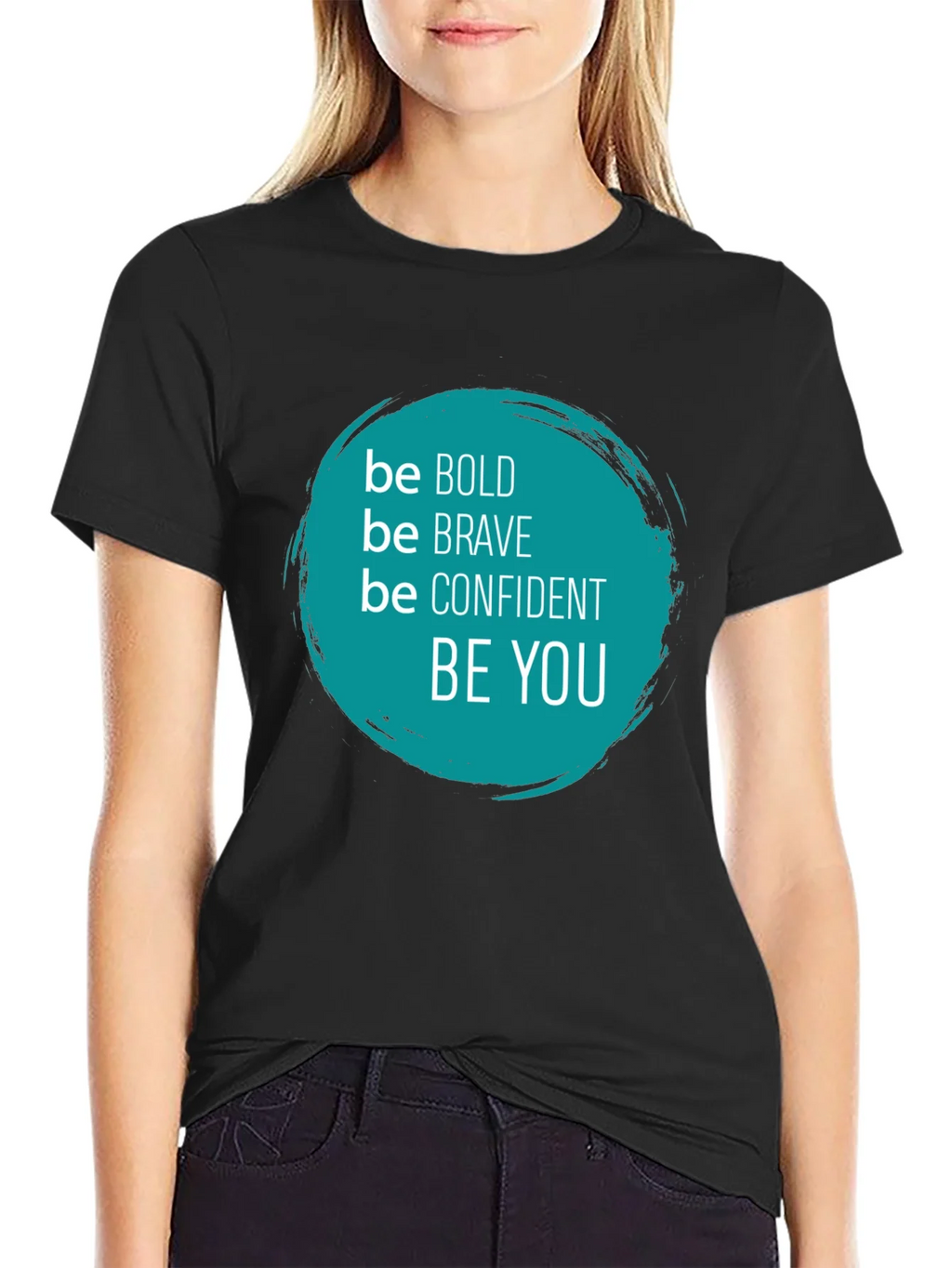 Be Bold Graphic Tee - Inspirational Black T-Shirt product image 2