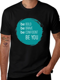 Be Bold Graphic Tee - Inspirational Black T-Shirt product image 1
