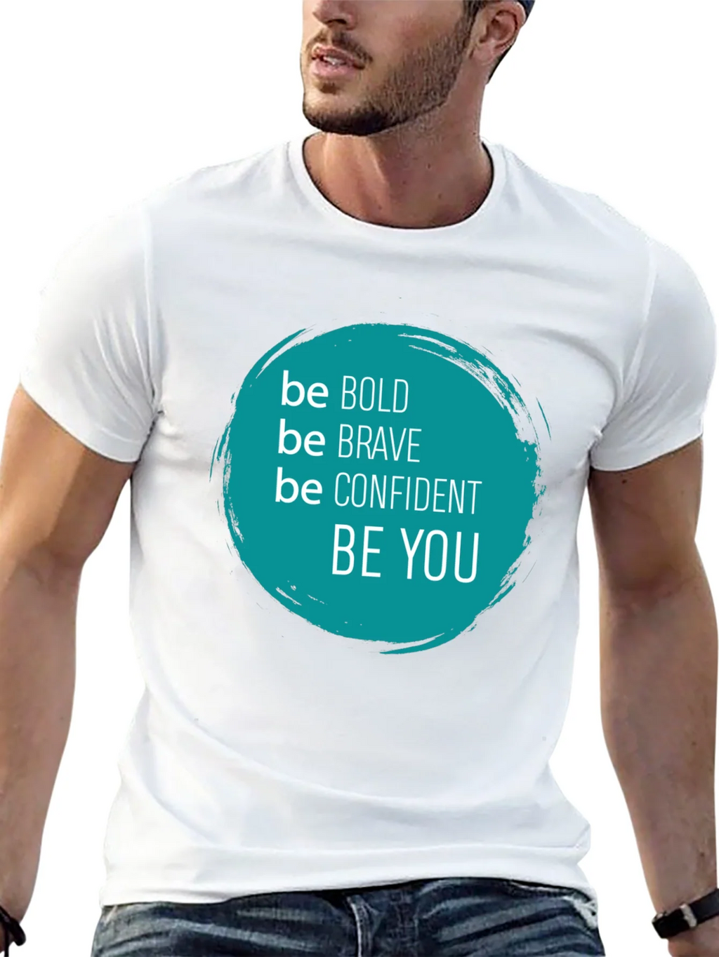 Be Bold Graphic Tee - Inspirational Black T-Shirt product image 10