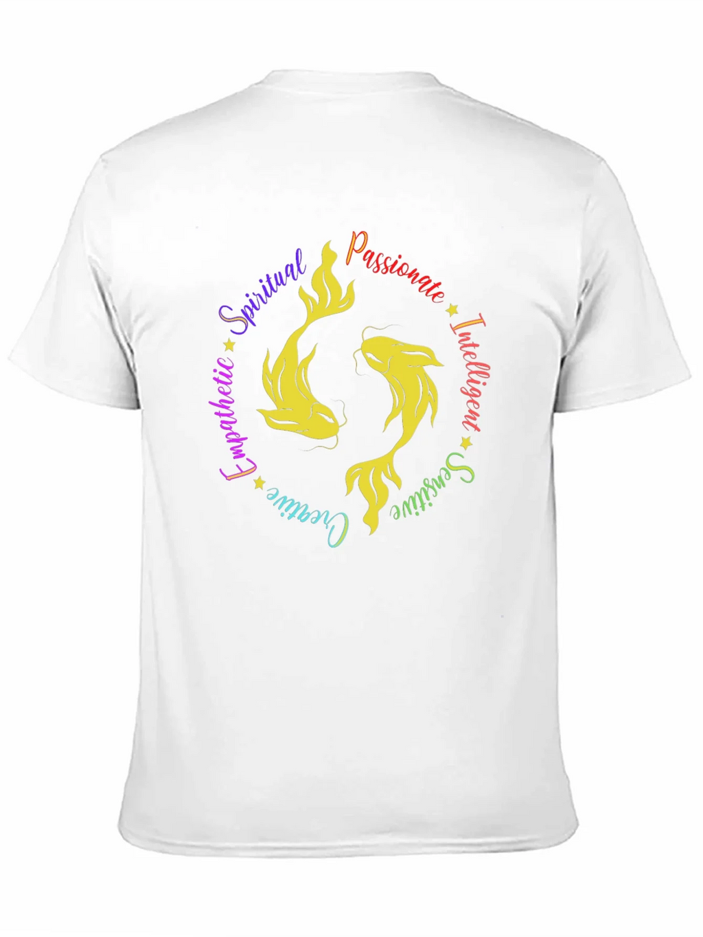 Pisces Zodiac Sign T-Shirt - Spiritual Passionate product image 10