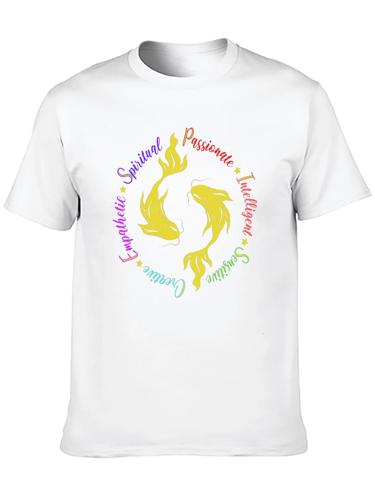 Pisces Zodiac Sign T-Shirt - Spiritual Passionate product image 9