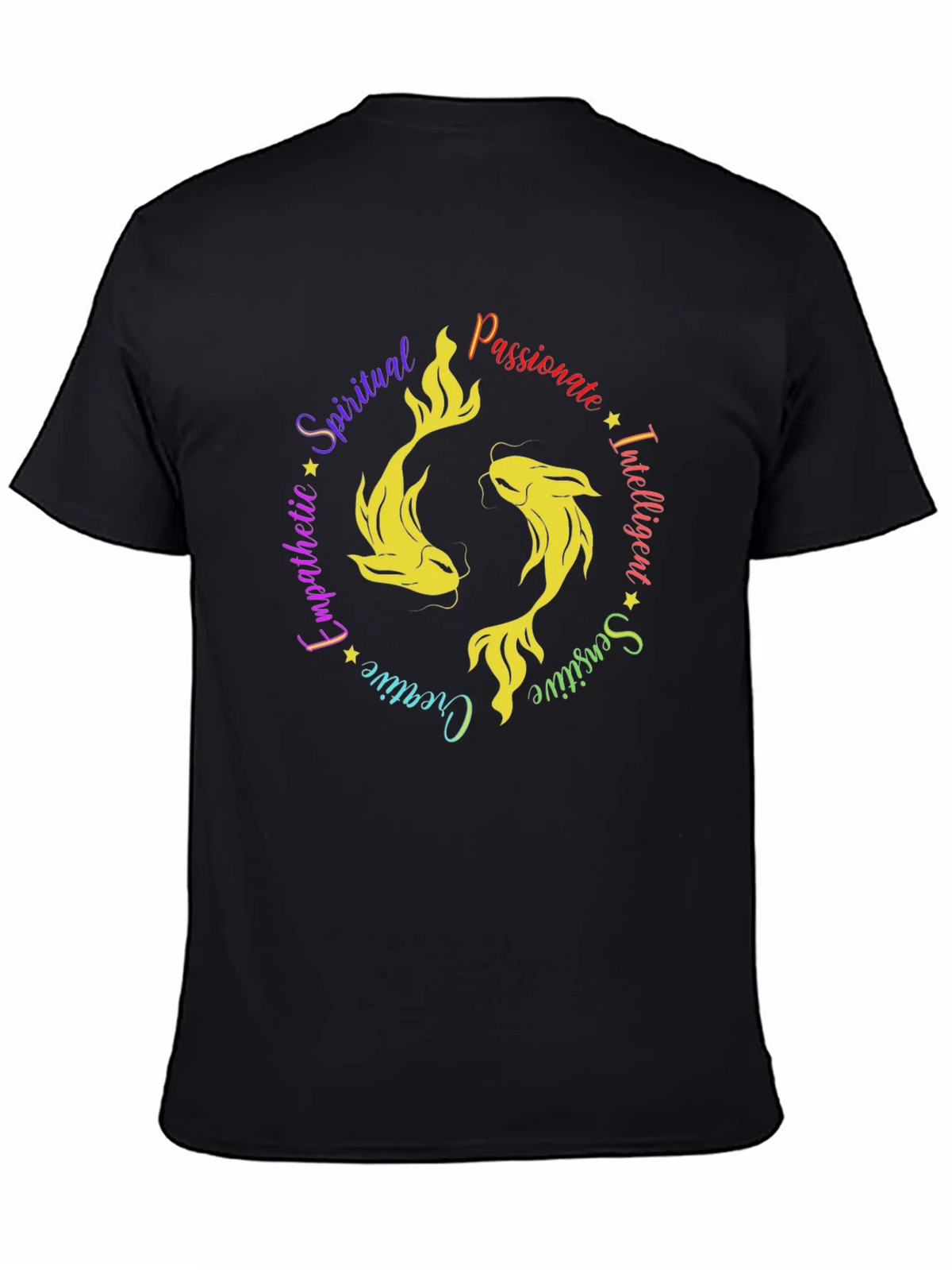 Pisces Zodiac Sign T-Shirt - Spiritual Passionate product image 4