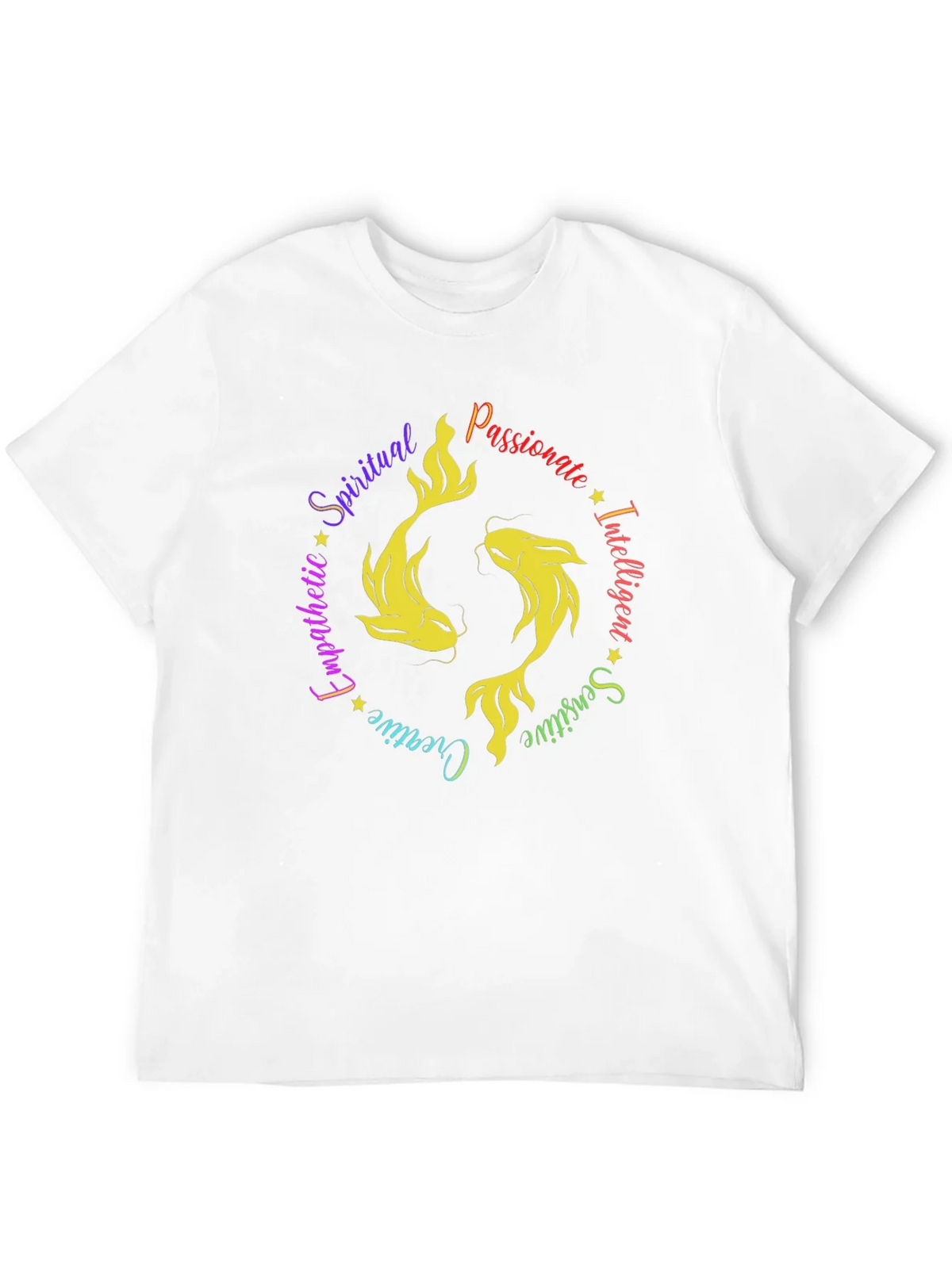 Pisces Zodiac Sign T-Shirt - Spiritual Passionate product image 11