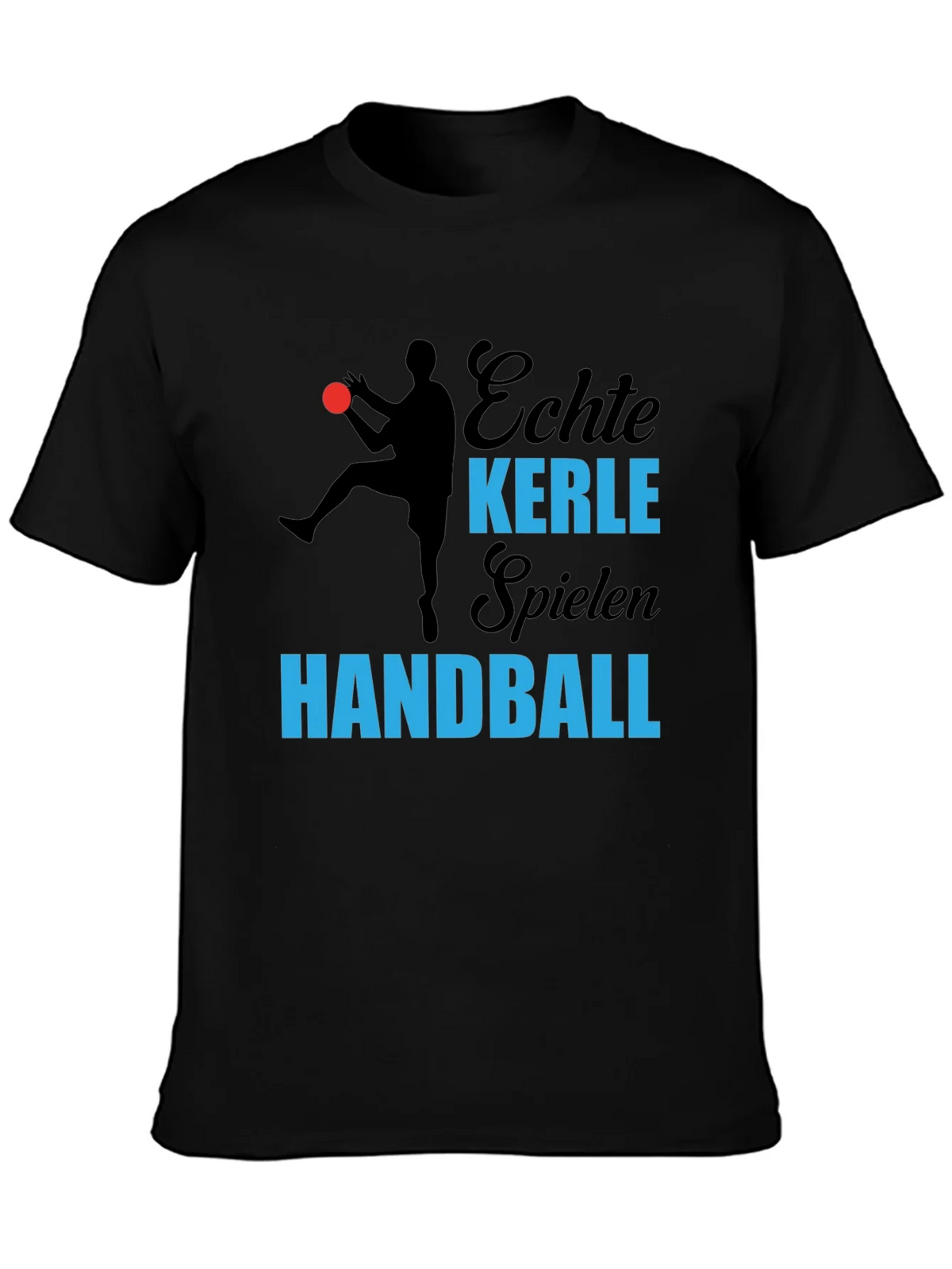 Echte Kerle Handball T-Shirt - Black product image 3