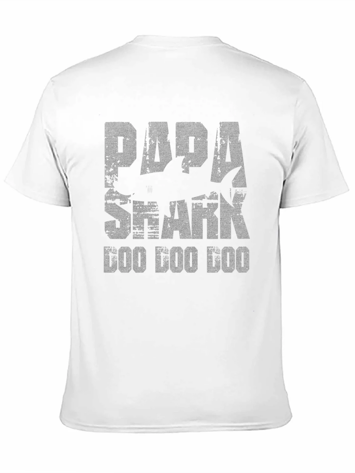 Papa Shark Doo Black Graphic T-Shirt product image 10