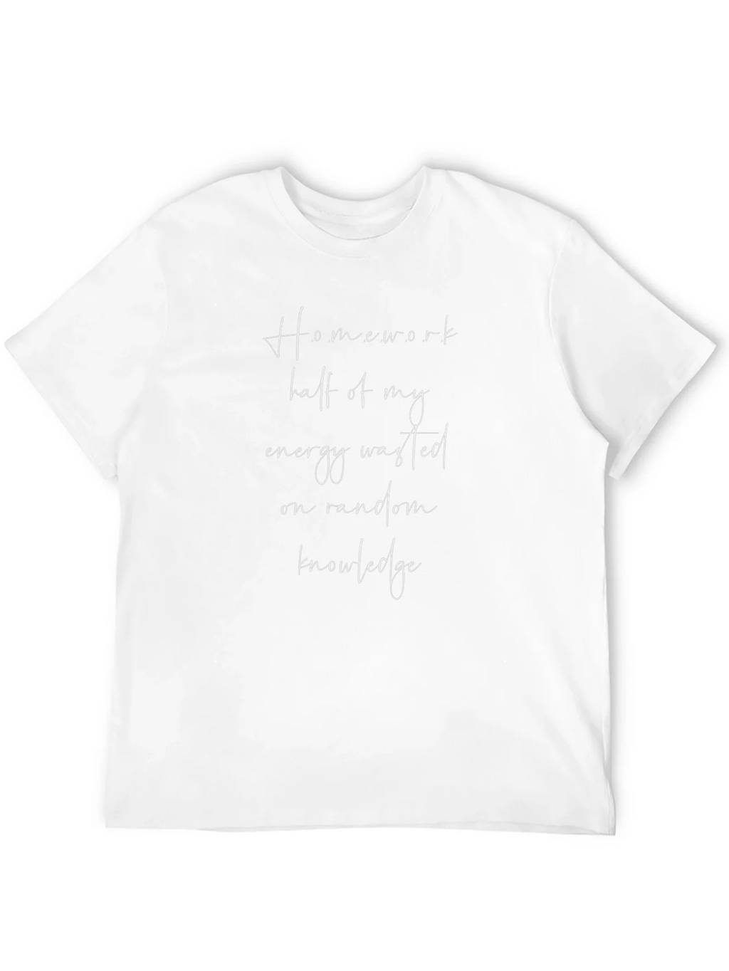 Homework Energy Waste Graphic Tee - Black product image 11