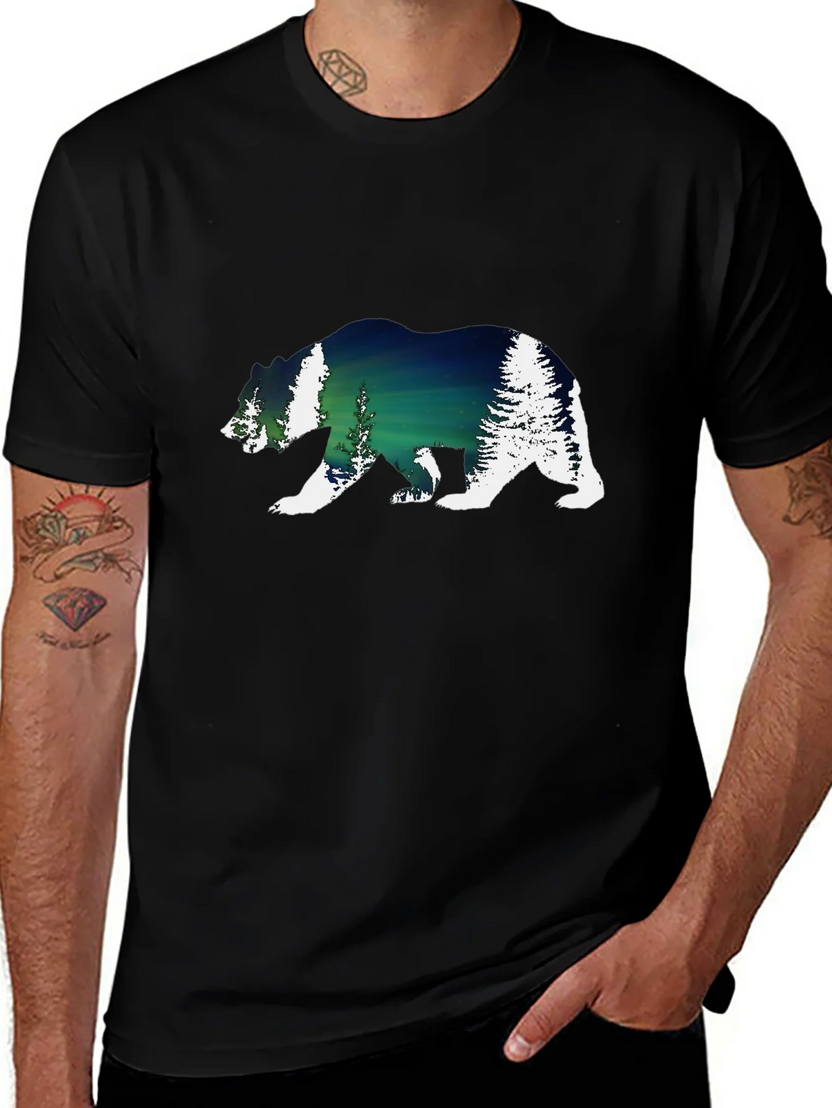 Black Bear Nature T-Shirt product image 1