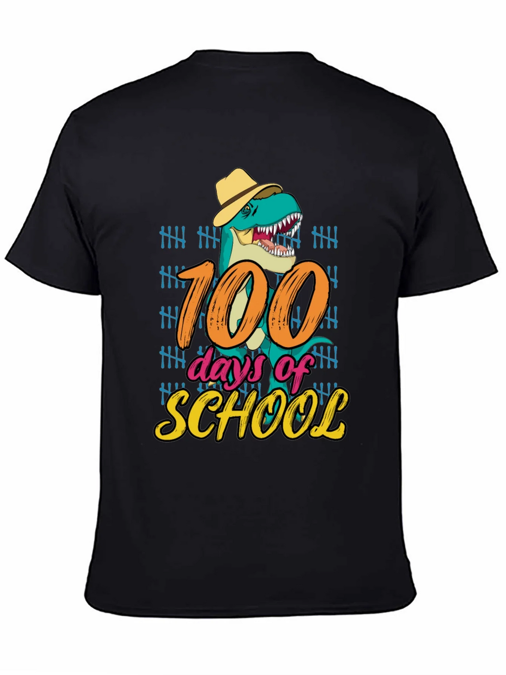 100 Days of School T-Rex T-Shirt product image 4