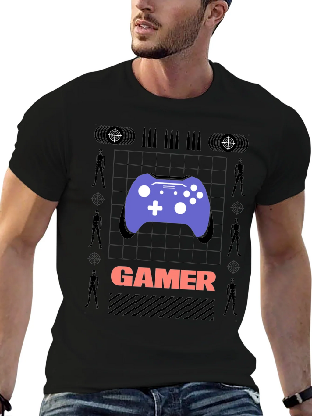 Gamer T-Shirt - Console Controller Design product image 6