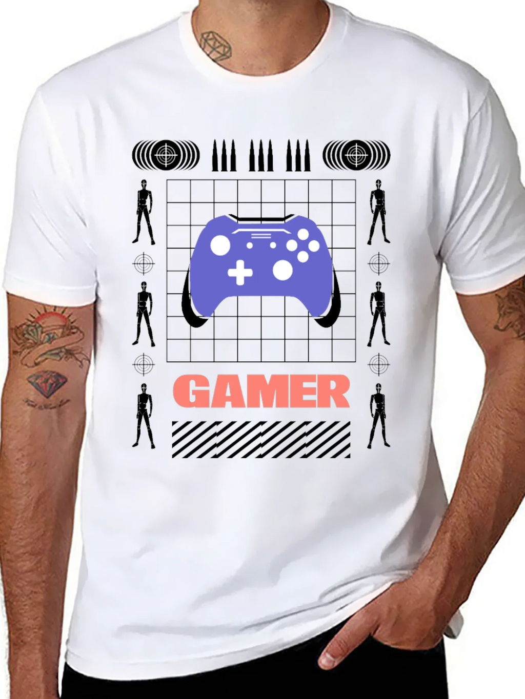 Gamer T-Shirt - Console Controller Design product image 7