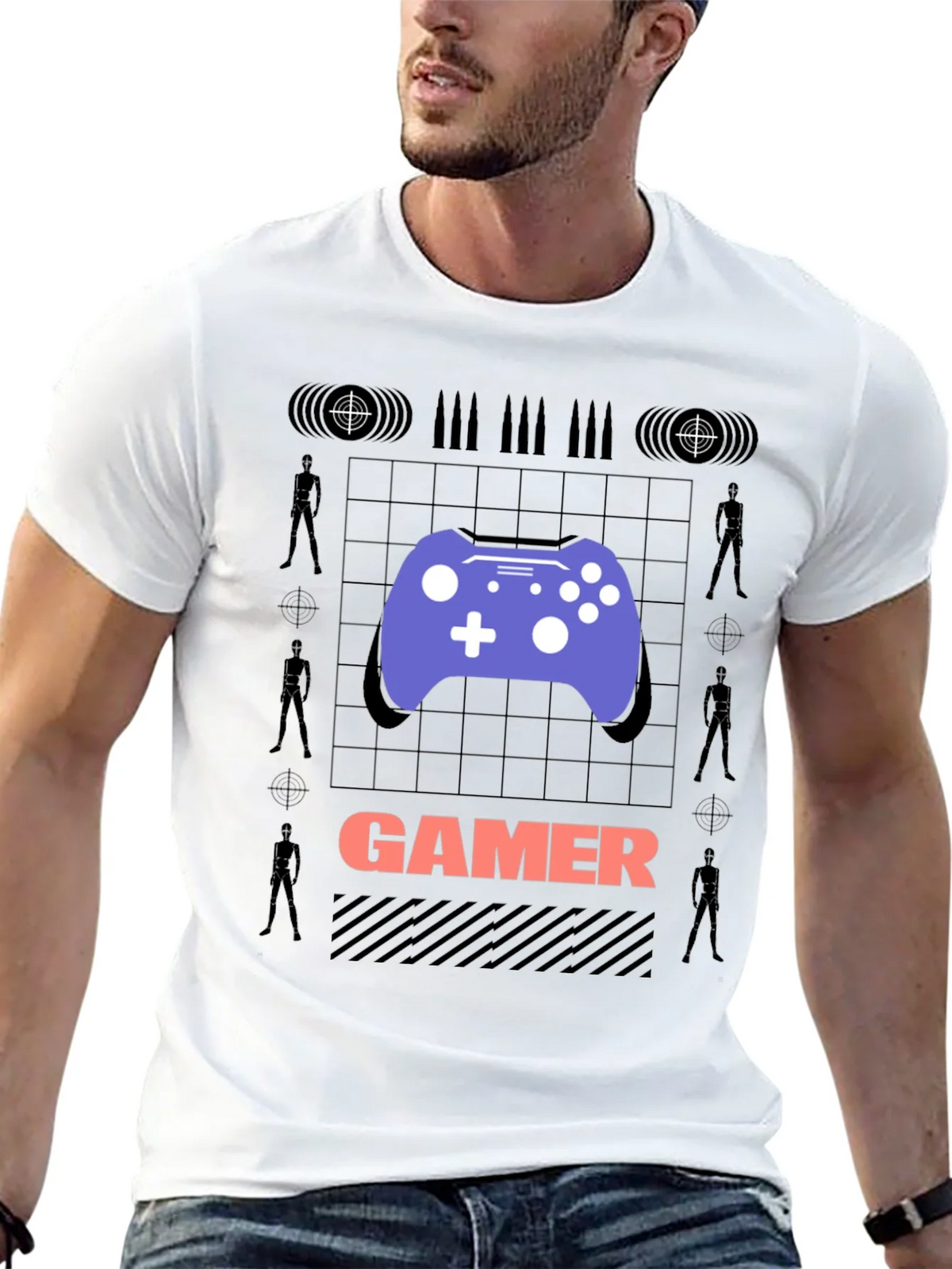 Gamer T-Shirt - Console Controller Design product image 11