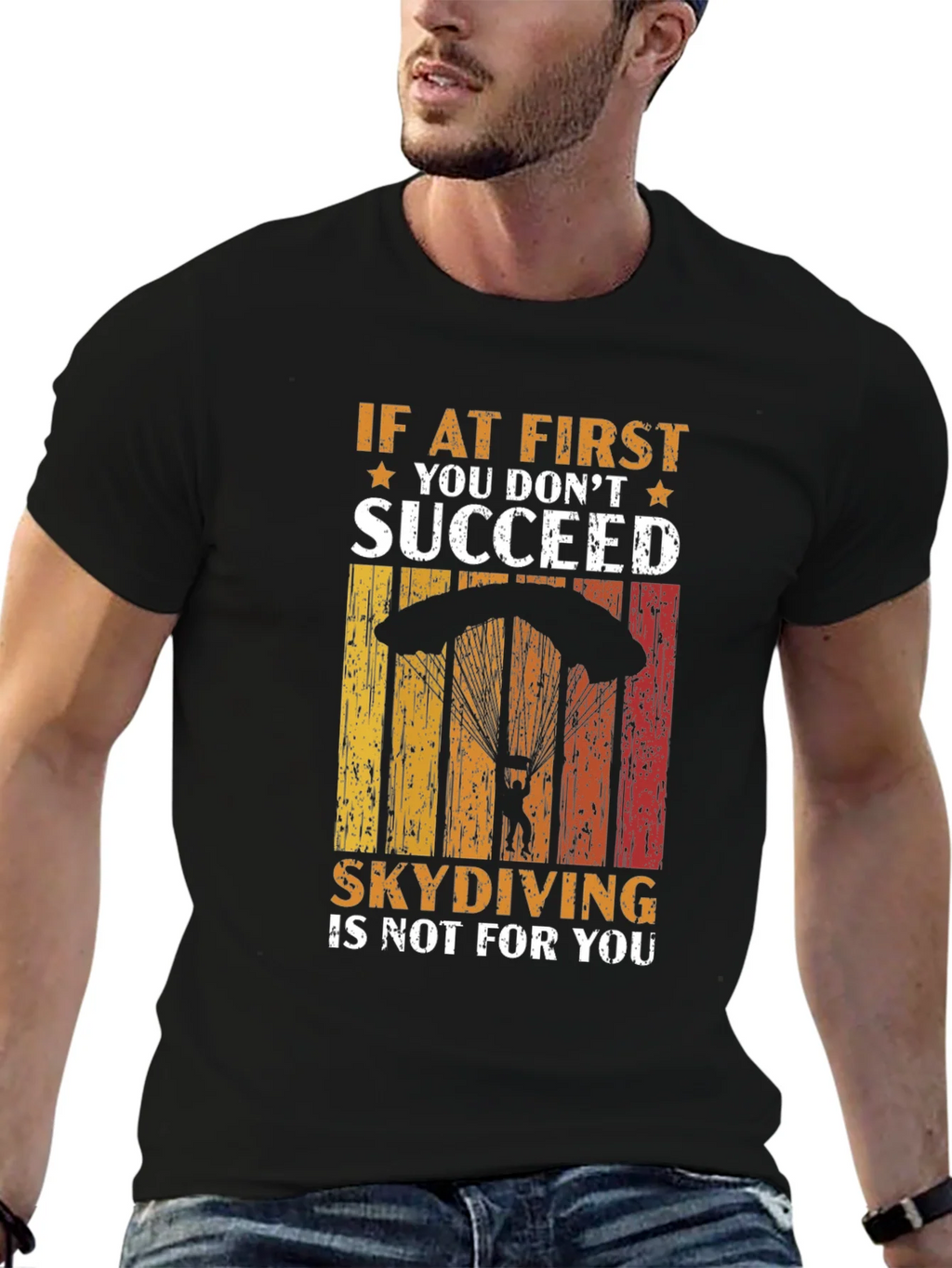 Skydiving T-Shirt - If At First You Dont Succeed product image 6