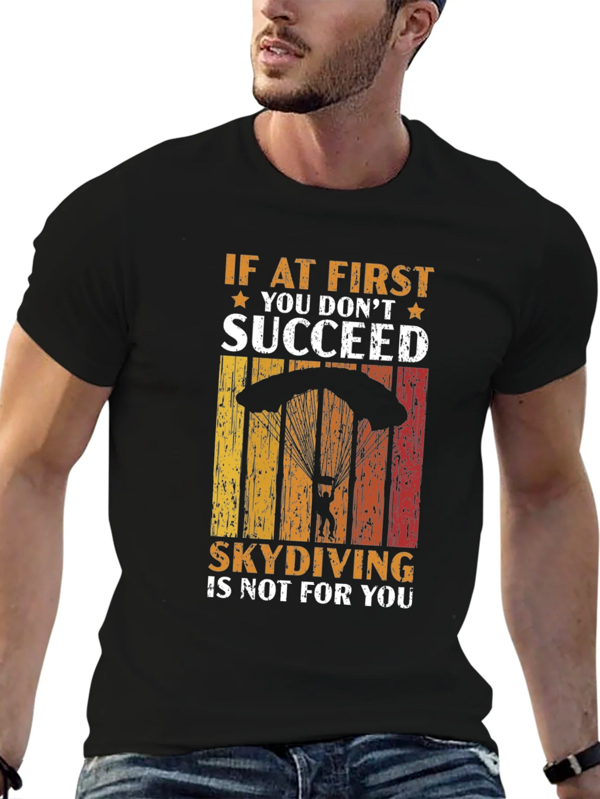 Skydiving T-Shirt - If At First You Dont Succeed product image 6