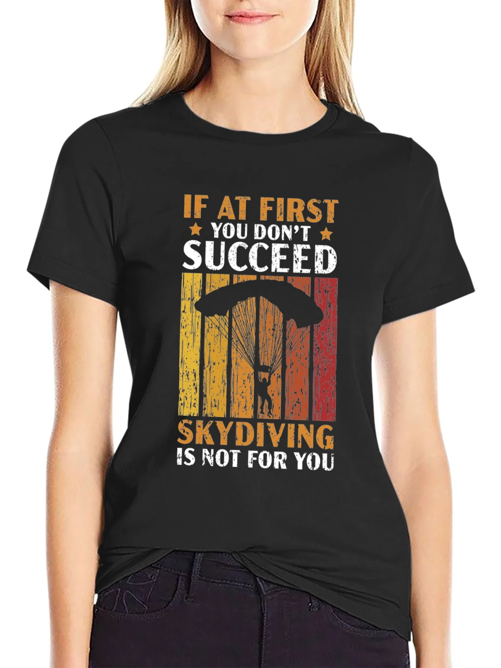 Skydiving T-Shirt - If At First You Dont Succeed product image 2