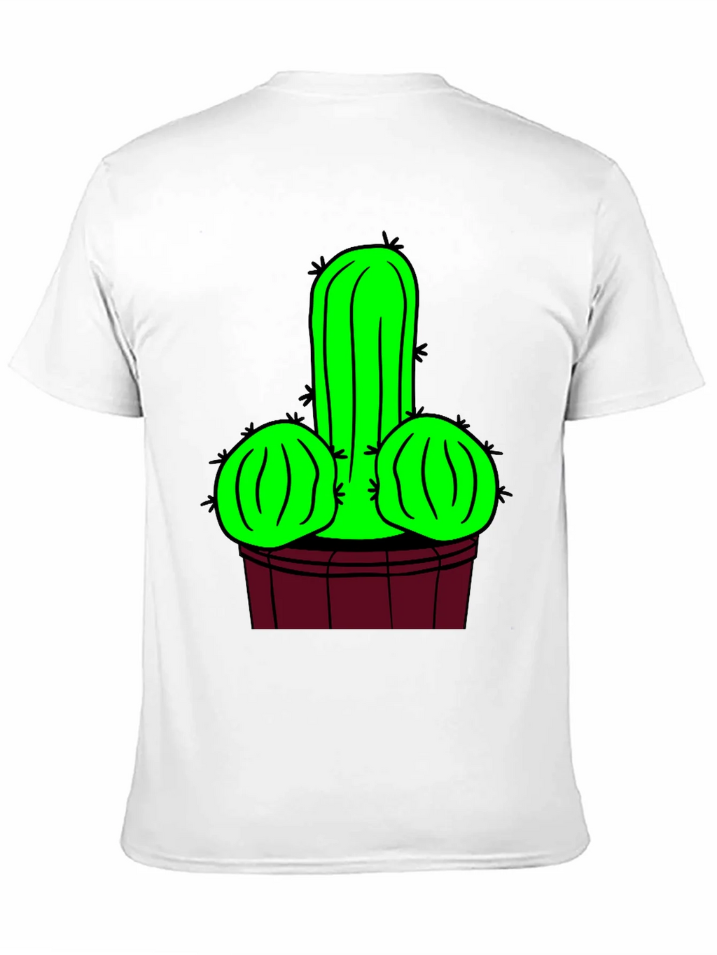 Novelty Cactus Graphic T-Shirt - Black product image 10