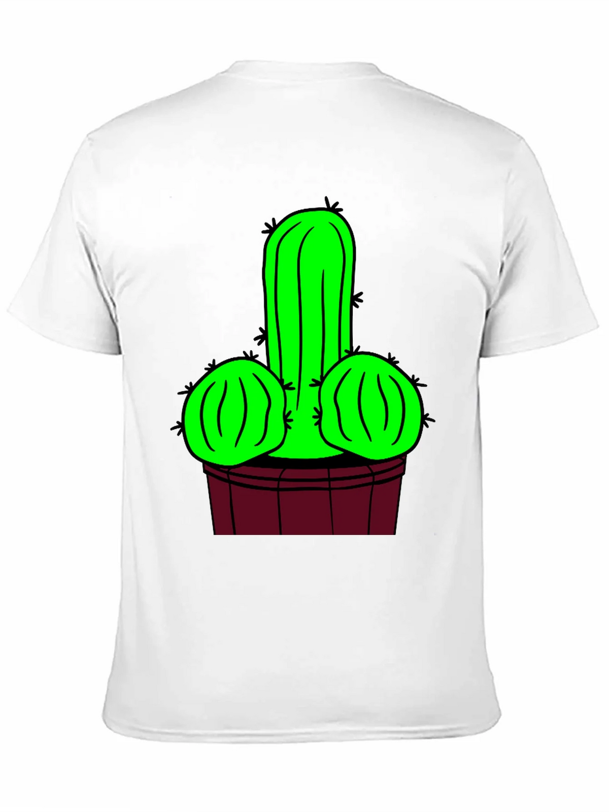 Novelty Cactus Graphic T-Shirt - Black product image 10