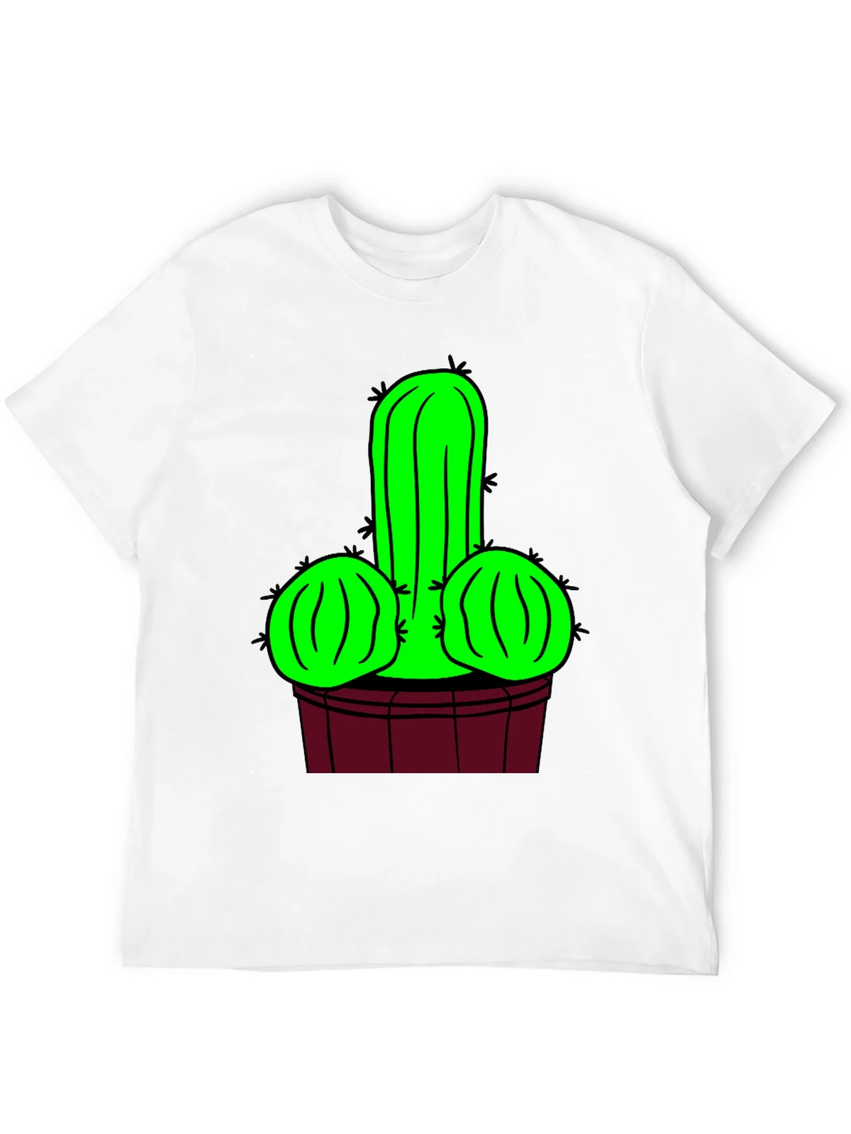 Novelty Cactus Graphic T-Shirt - Black product image 11