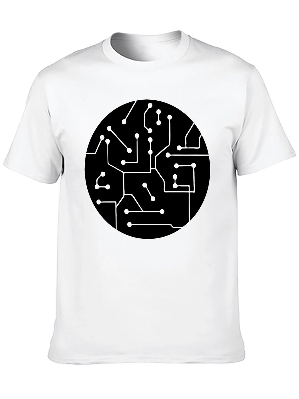 Circuit Board Graphic Black T-Shirt product image 9