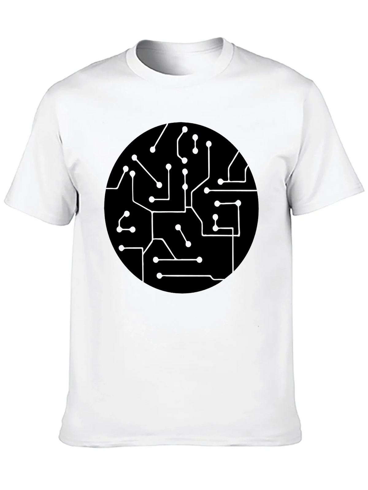 Circuit Board Graphic Black T-Shirt product image 9