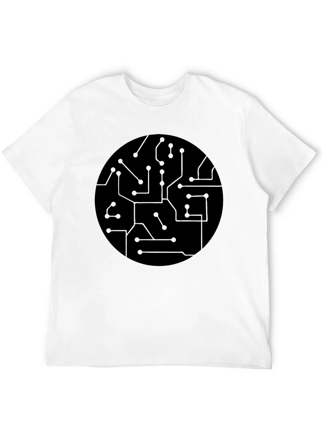 Circuit Board Graphic Black T-Shirt product image 11