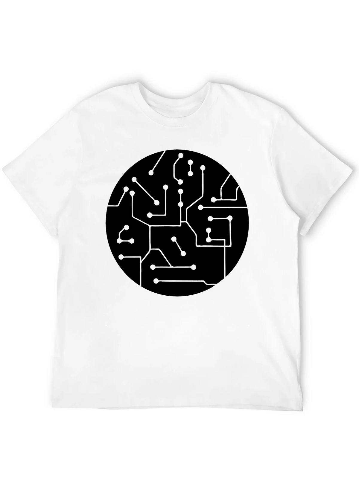 Circuit Board Graphic Black T-Shirt product image 11