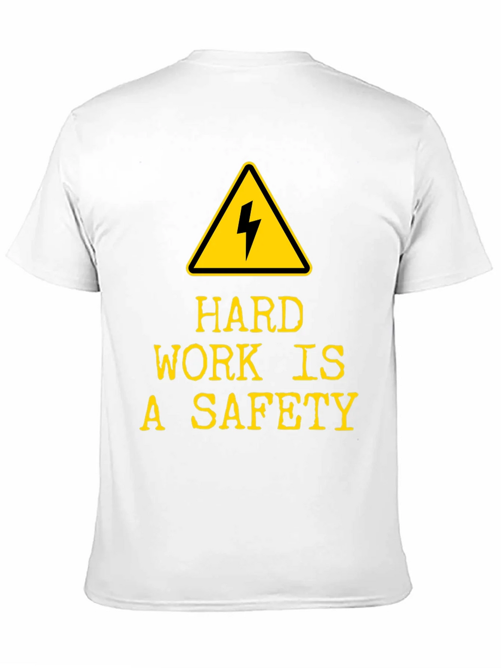 Hard Work is A Safety T-Shirt - Black product image 5