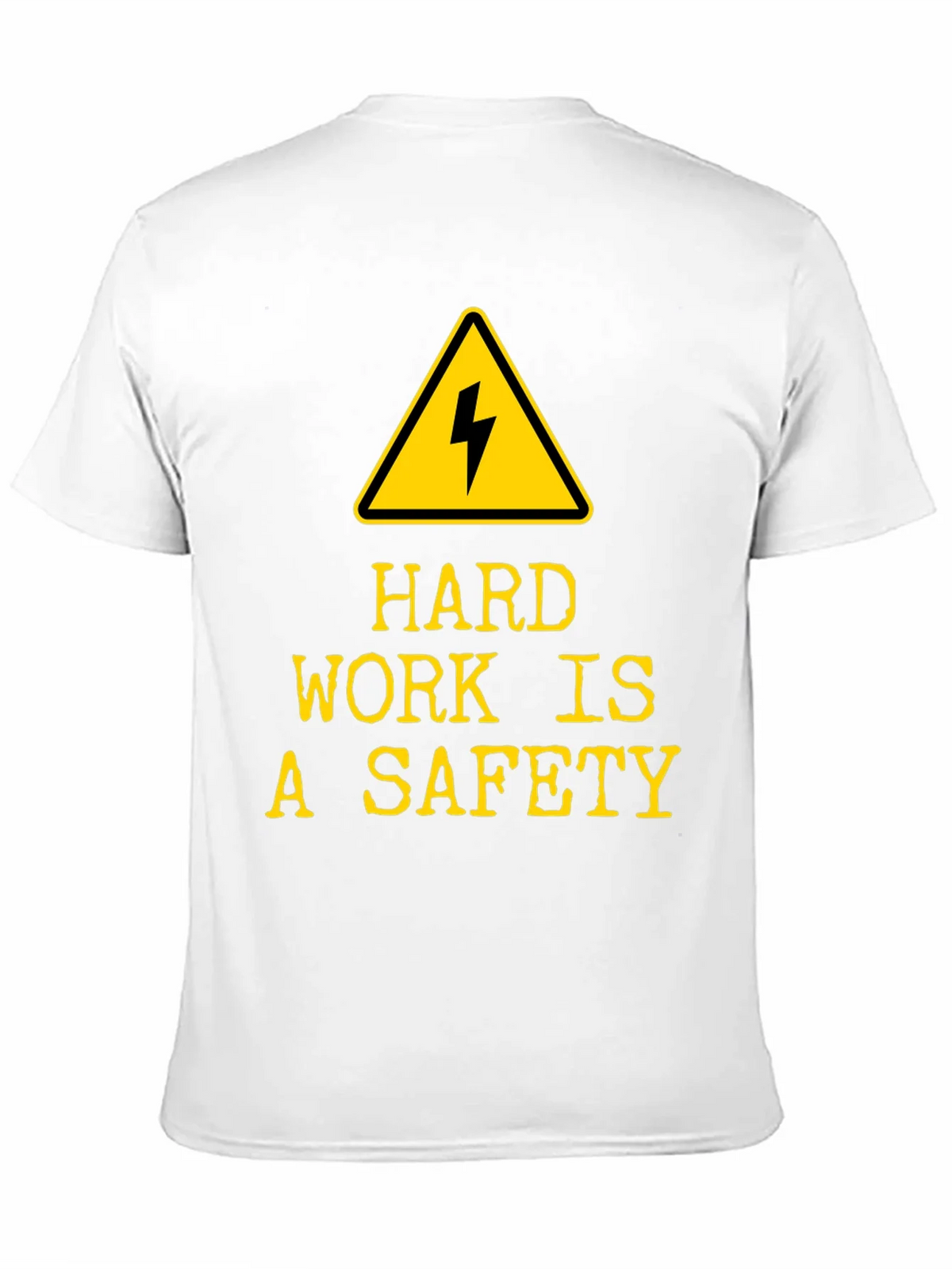 Hard Work is A Safety T-Shirt - Black product image 5