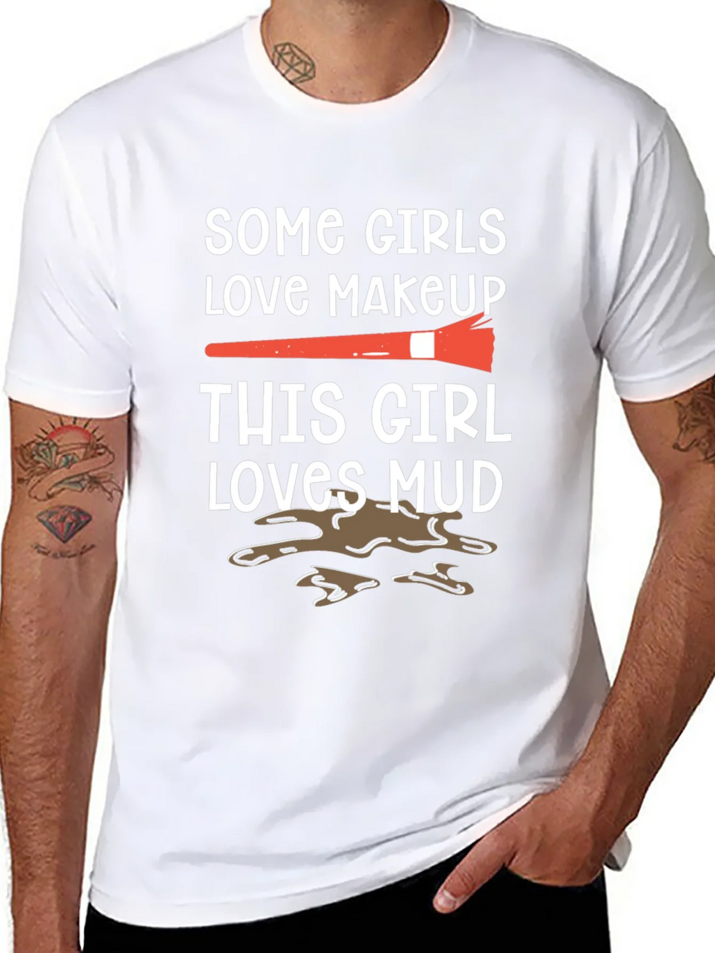 Mud Lover T-Shirt: Makeup vs. Fun Tee product image 7