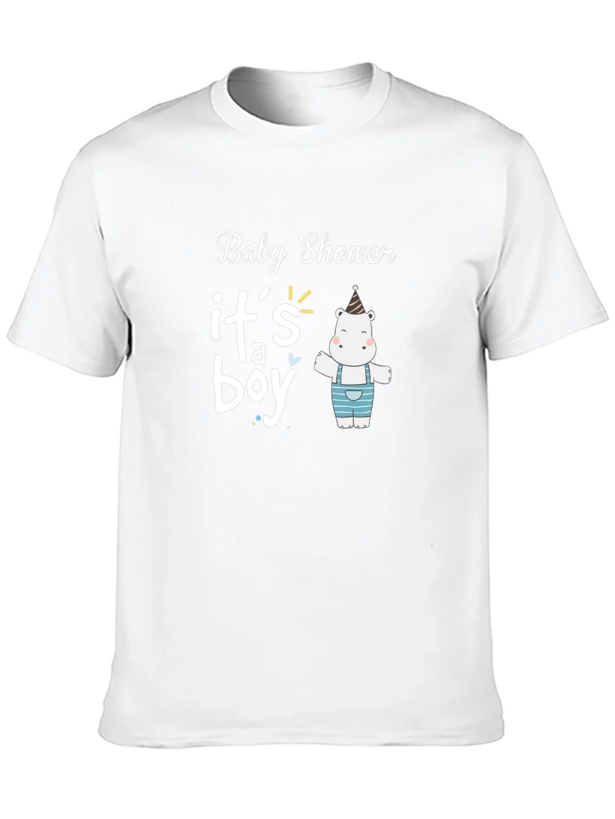 Baby Shower Its a Boy Hippo T-Shirt product image 9