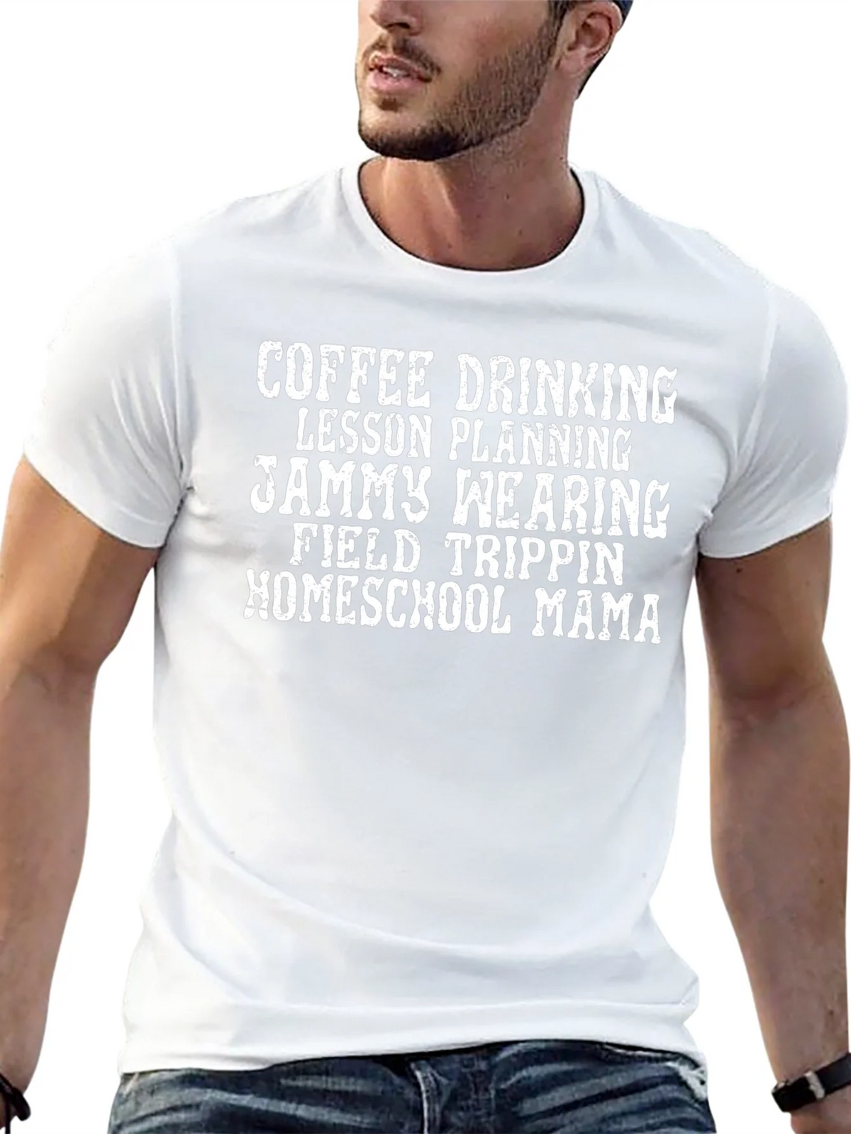 Coffee Drinking Homeschool Mama T-Shirt product image 12