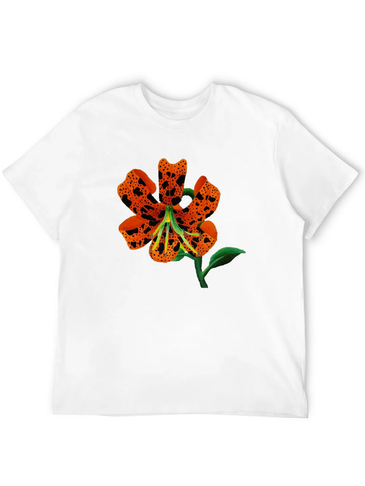 Tiger Lily Graphic Black T-Shirt product image 6