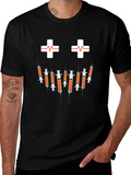 Humorous Nurse/Doctor Syringe Graphic T-Shirt product image 1