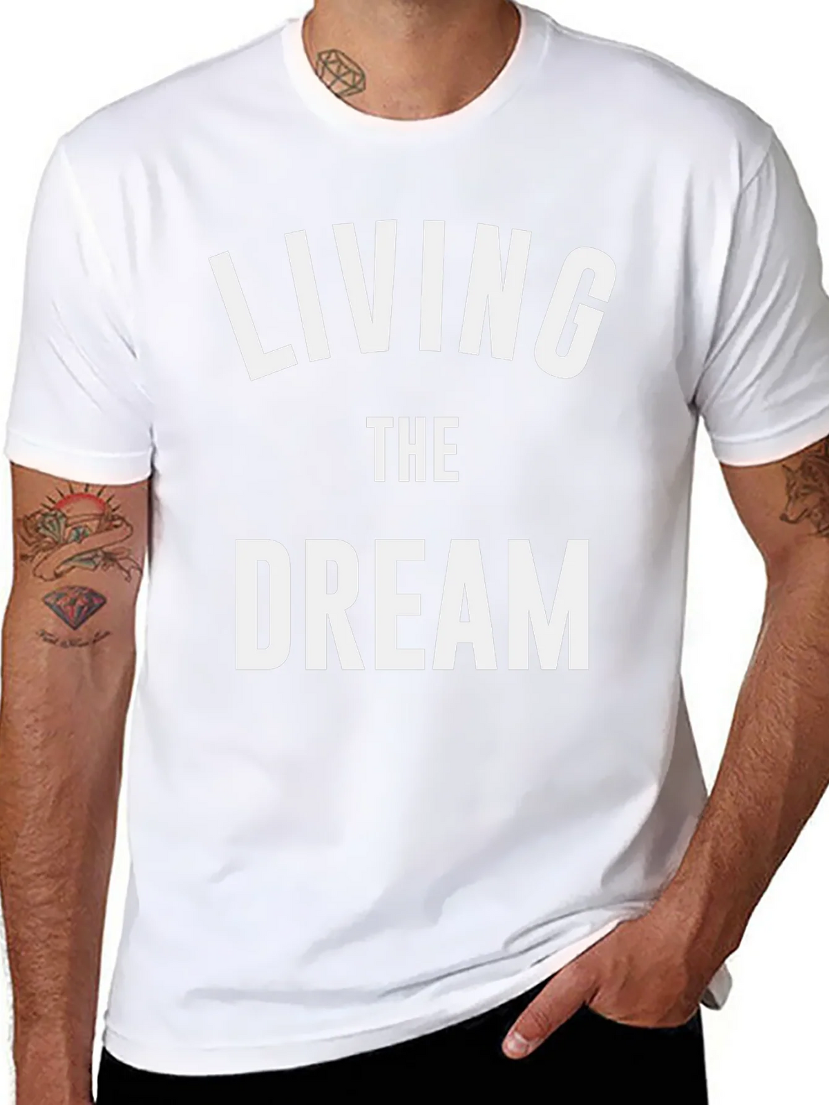 Living The Dream Graphic Tee Shirt product image 7