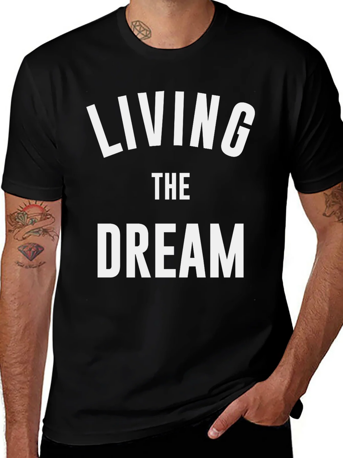 Living The Dream Graphic Tee Shirt product image 1