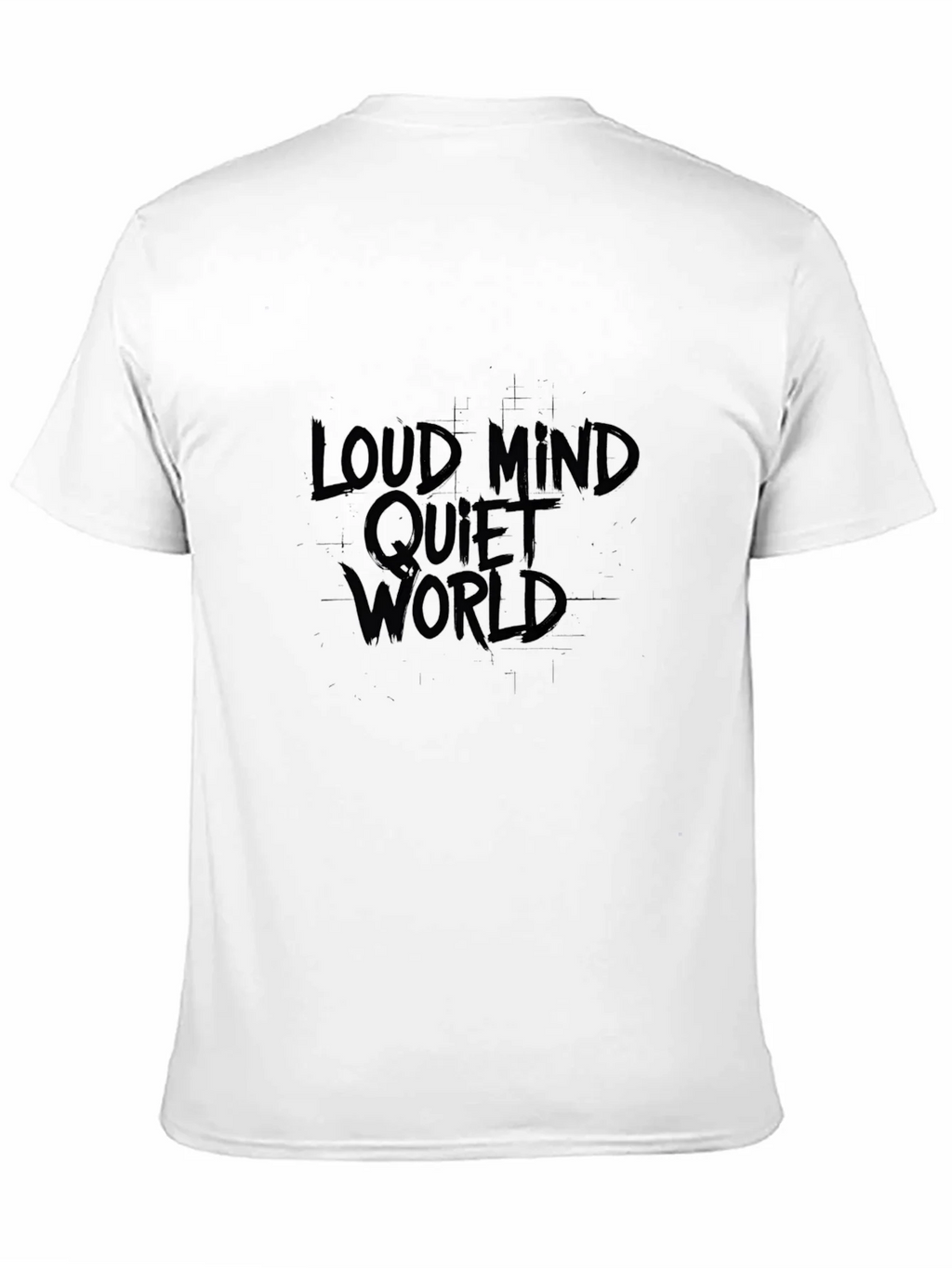 Loud Mind Quiet World Black Graphic Tee product image 10