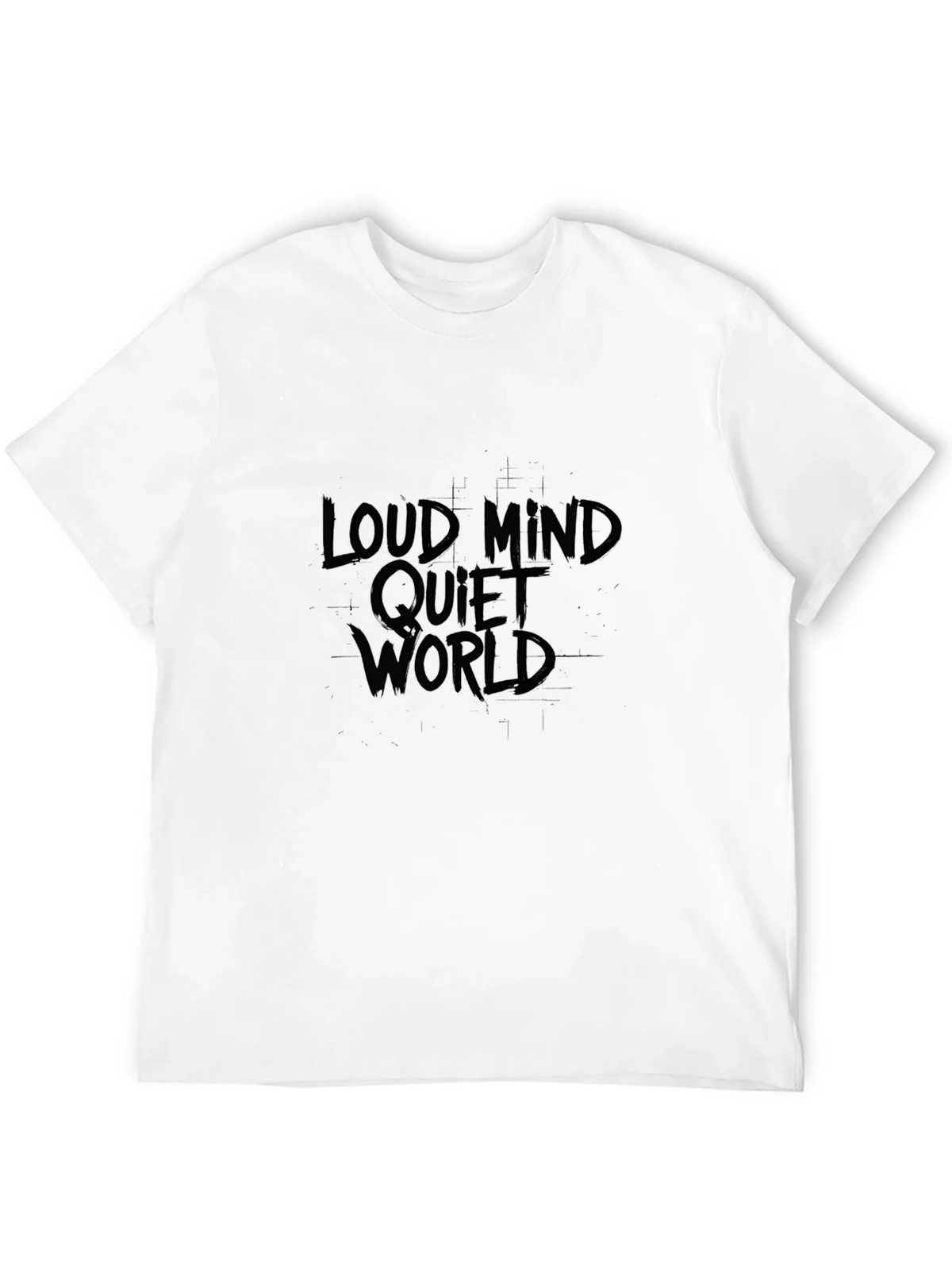 Loud Mind Quiet World Black Graphic Tee product image 11