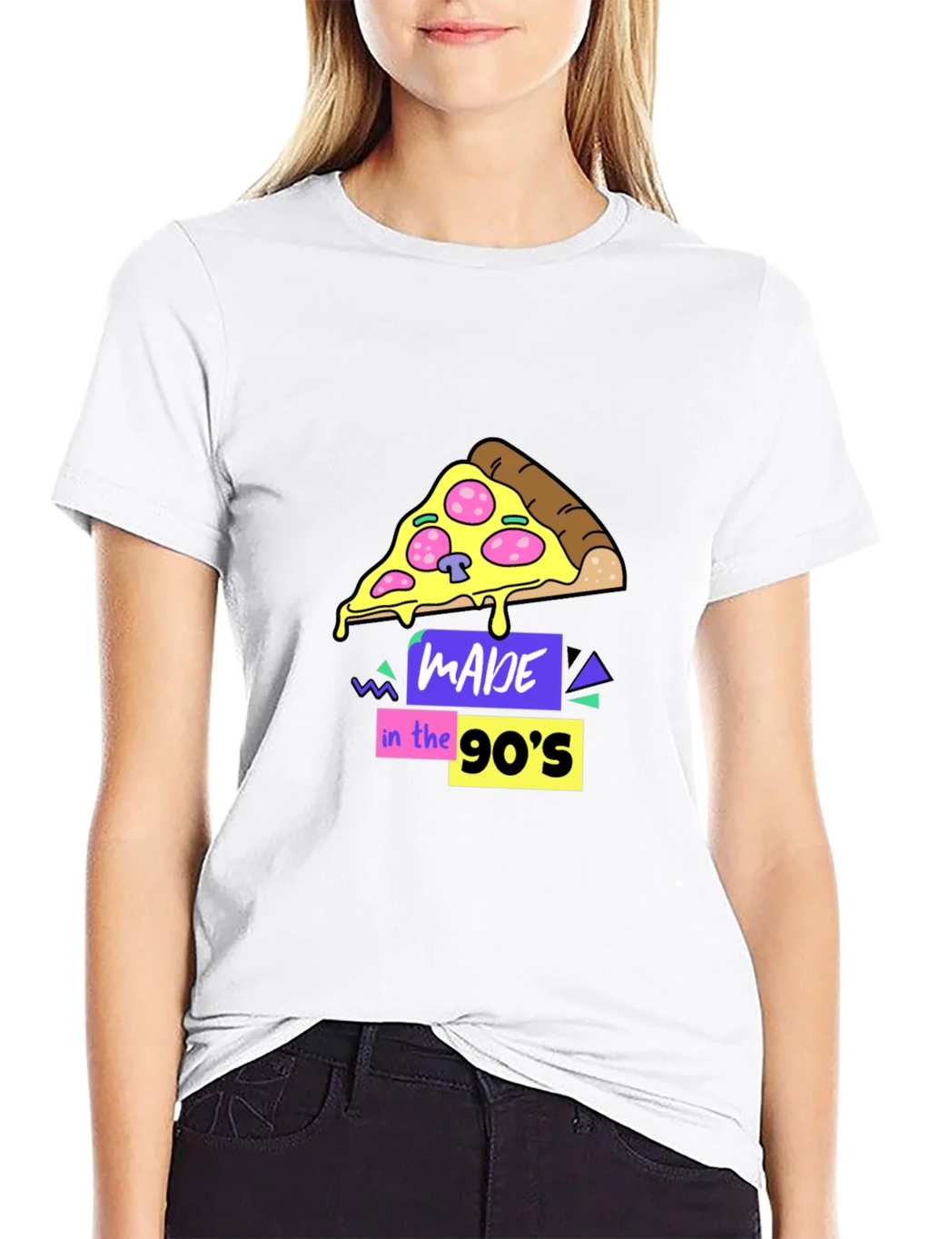 Made in the 90s Pizza Graphic T-Shirt product image 8