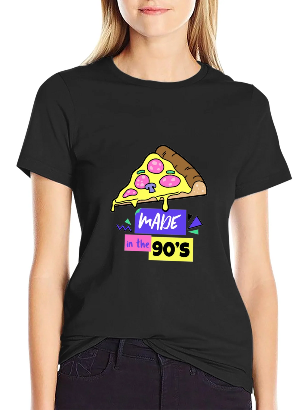 Made in the 90s Pizza Graphic T-Shirt product image 2