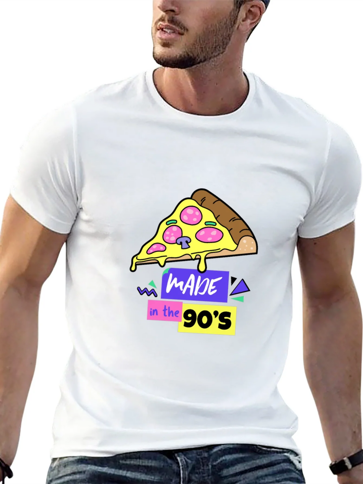 Made in the 90s Pizza Graphic T-Shirt product image 12