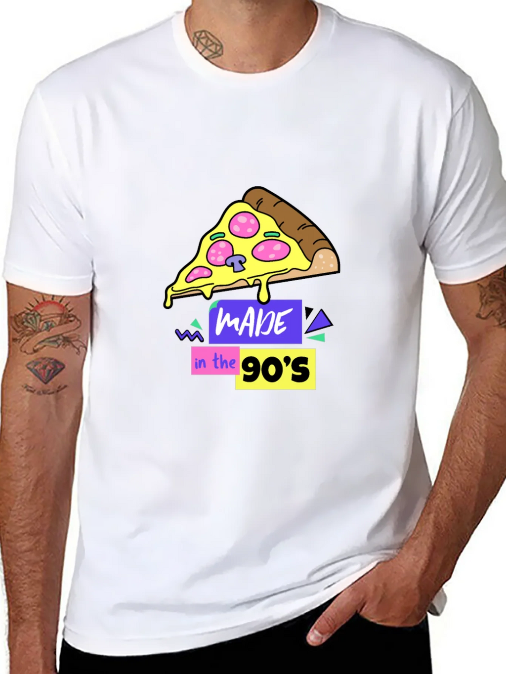 Made in the 90s Pizza Graphic T-Shirt product image 7