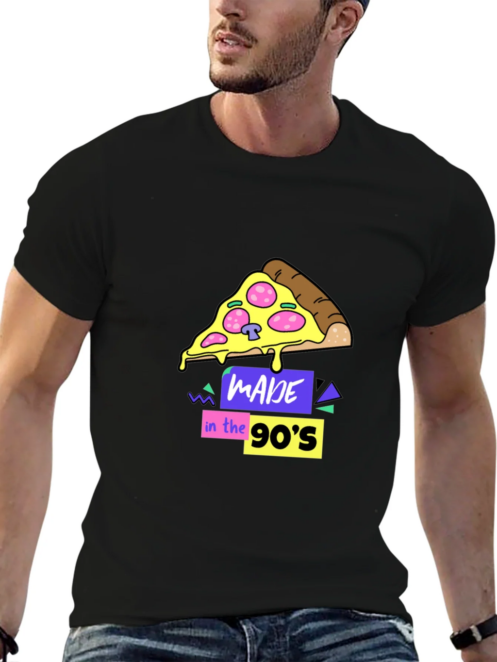Made in the 90s Pizza Graphic T-Shirt product image 6