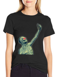 Skeleton Selfie T-Shirt - Funny Graphic Tee product image 1