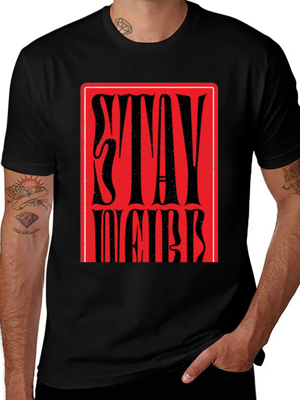 Stay Weird Graphic Tee - Black product image 1